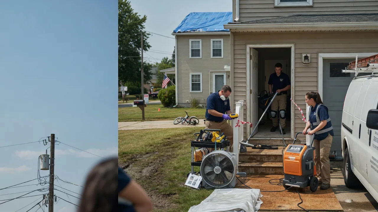 Water Damage Repair in Wapakoneta, OH near me